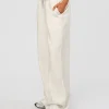 Go-To Wide Leg Track Pant Tall - Silver Marl