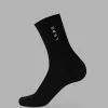 Signal Crew Pilates Grip Sock - Black-Black