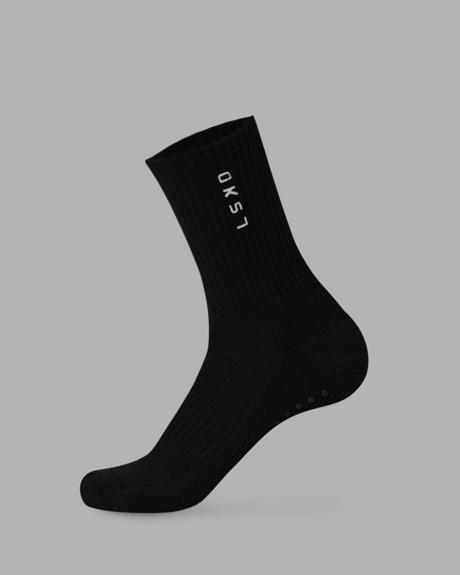 3687-signal-crew-pilates-grip-sock-black-black-1.webp Signal Crew Pilates Grip Sock - Black-Black