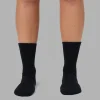 Signal Crew Pilates Grip Sock - Black-Black