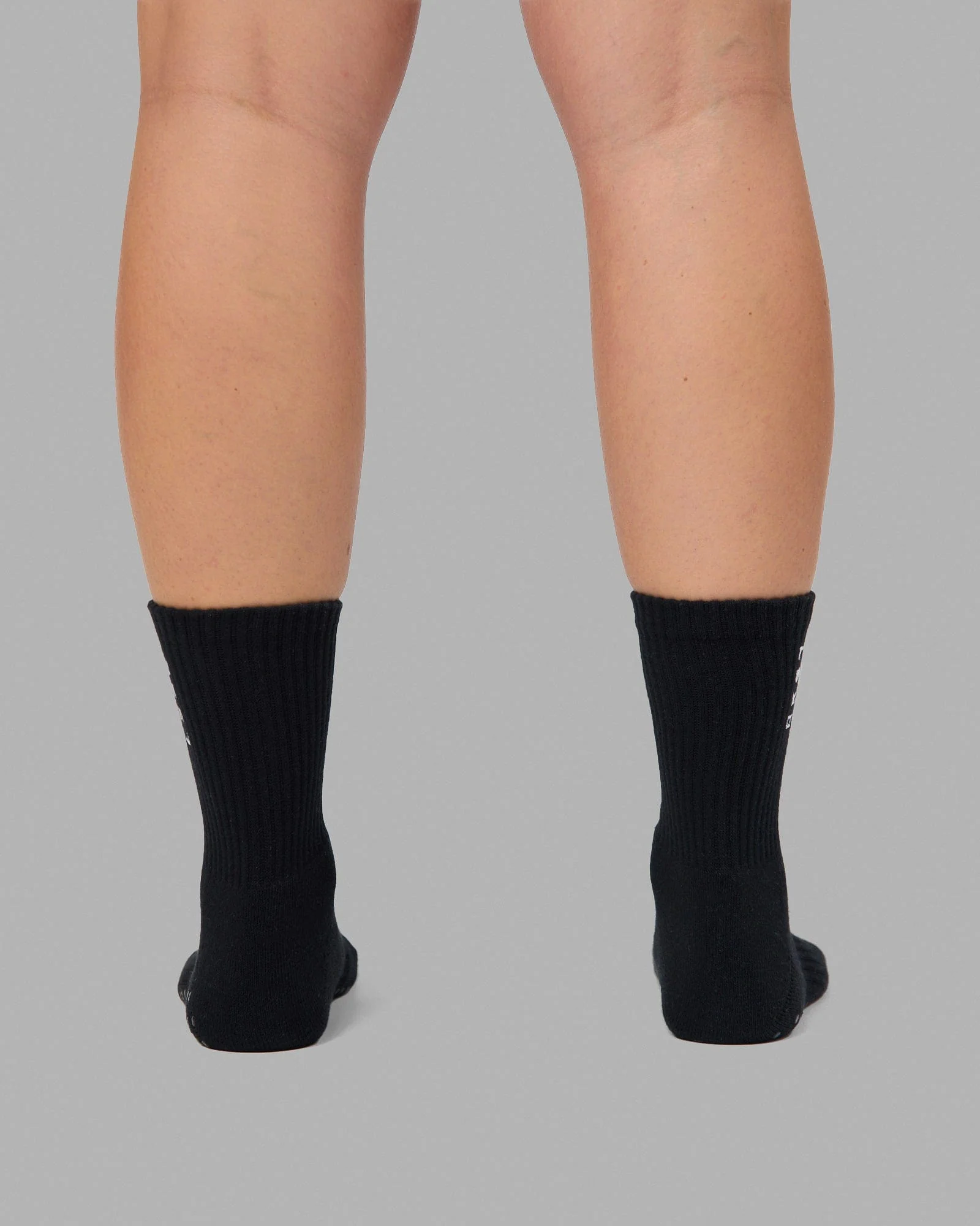 Signal Crew Pilates Grip Sock - Black-Black