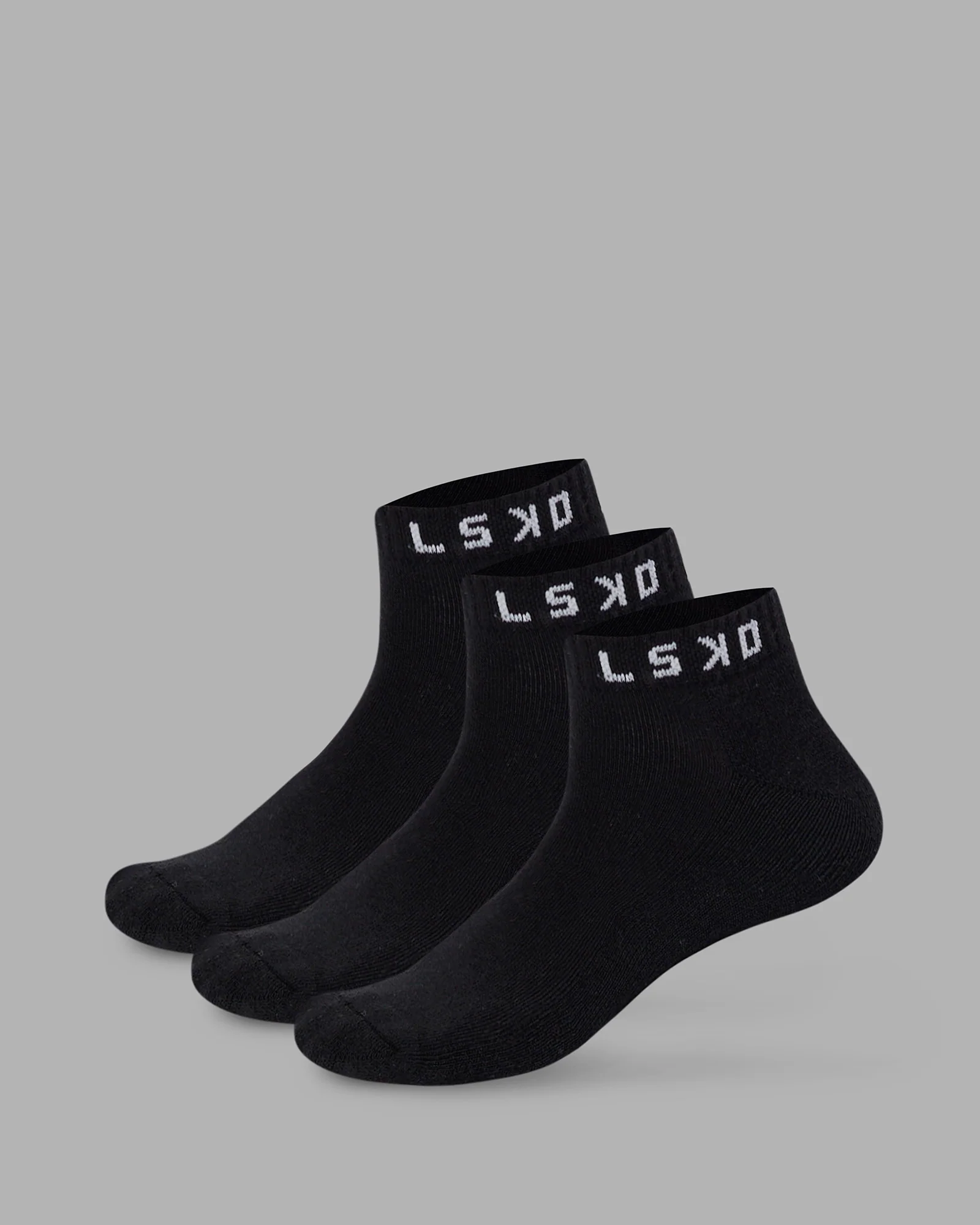 3693-daily-ankle-socks-3-pack-black-1.webp Daily Ankle Socks 3 Pack - Black