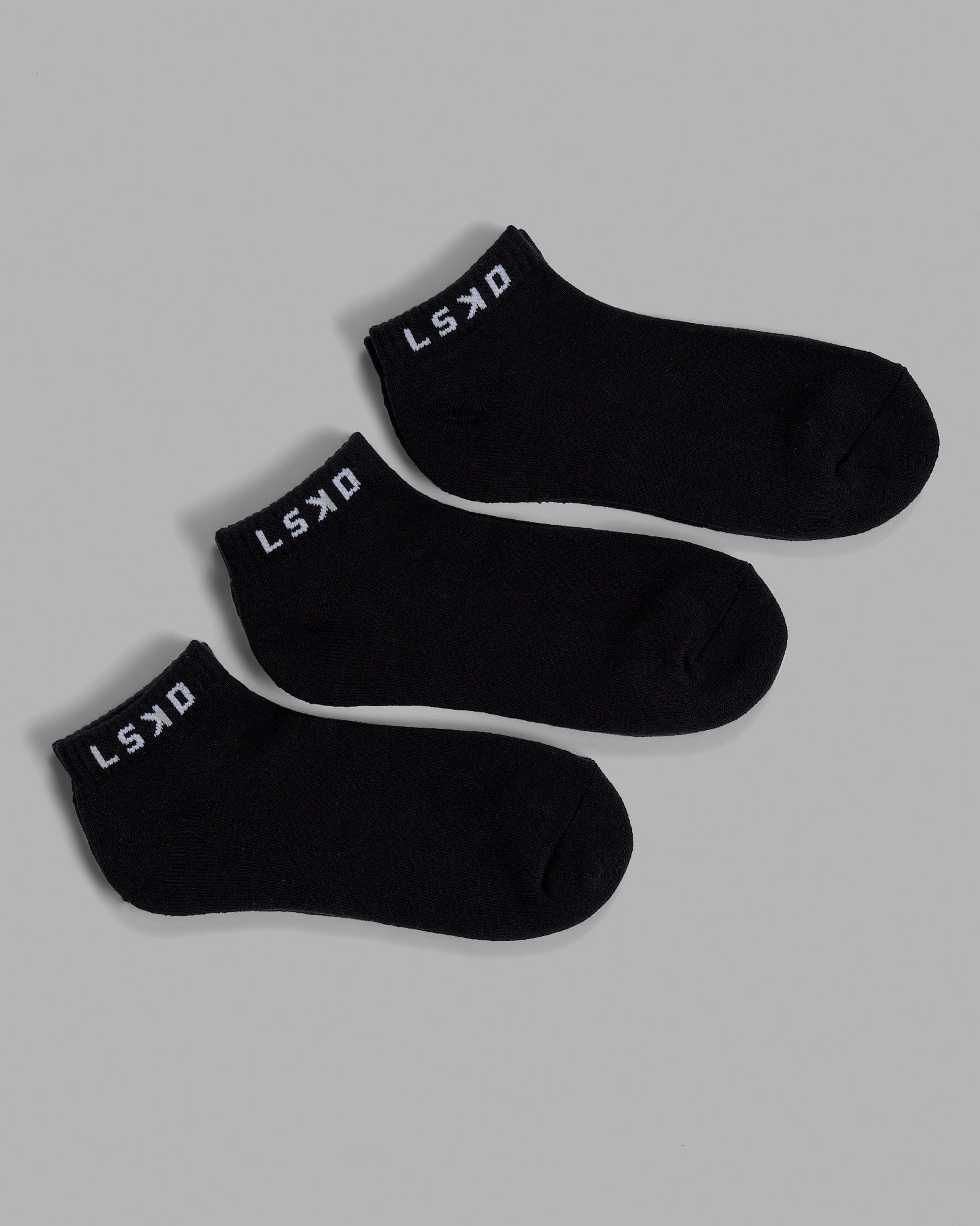 3693-daily-ankle-socks-3-pack-black-5.jpg Daily Ankle Socks 3 Pack - Black