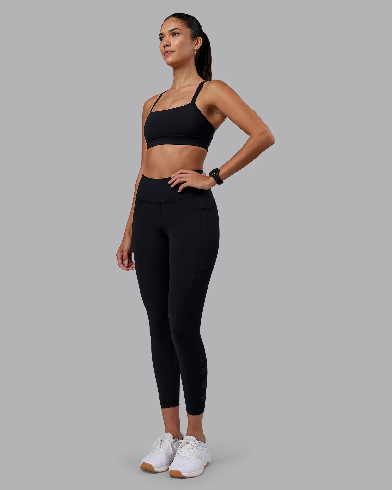 Rep Ultra High-Rise 7/8 Legging Pockets - Black-Black