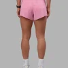 Accelerate 3" High-Rise Running Short - Candy Pink-Marshmallow