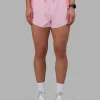 Accelerate 3" High-Rise Running Short - Candy Pink-Marshmallow