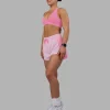 Accelerate 3" High-Rise Running Short - Candy Pink-Marshmallow
