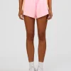 Accelerate 3" High-Rise Running Short - Cantaloupe-Marshmallow