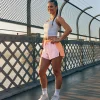 Accelerate 3" High-Rise Running Short - Cantaloupe-Marshmallow