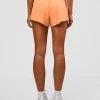 Accelerate 3" High-Rise Running Short - Cantaloupe-Marshmallow