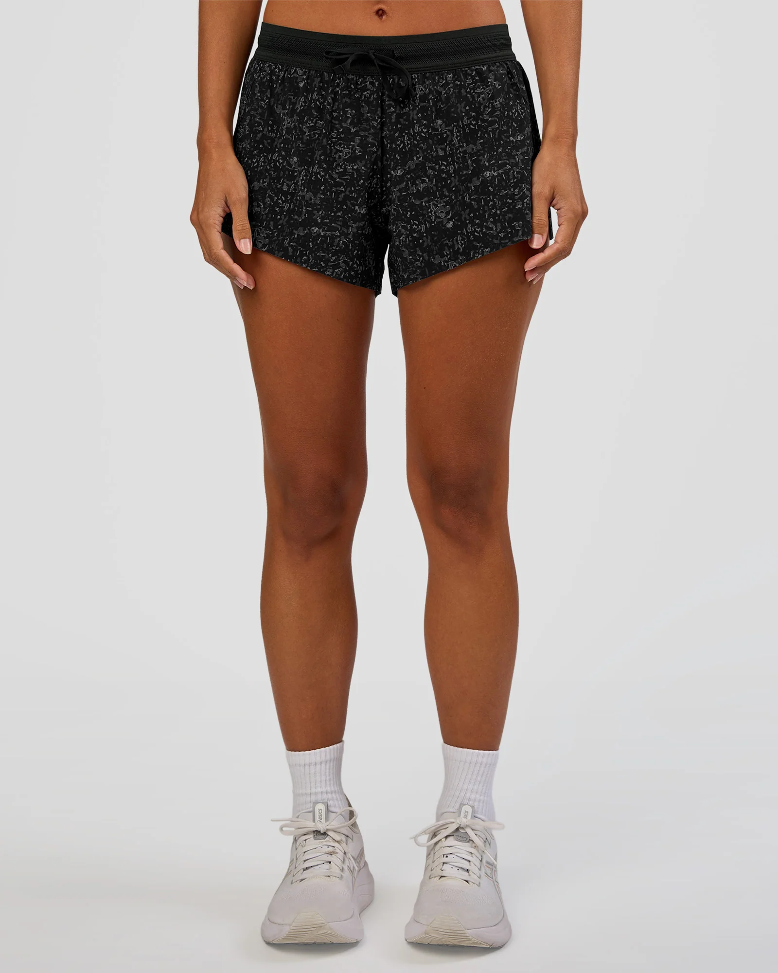Accelerate 3" Mid-Rise Running Short - Energy Print Black