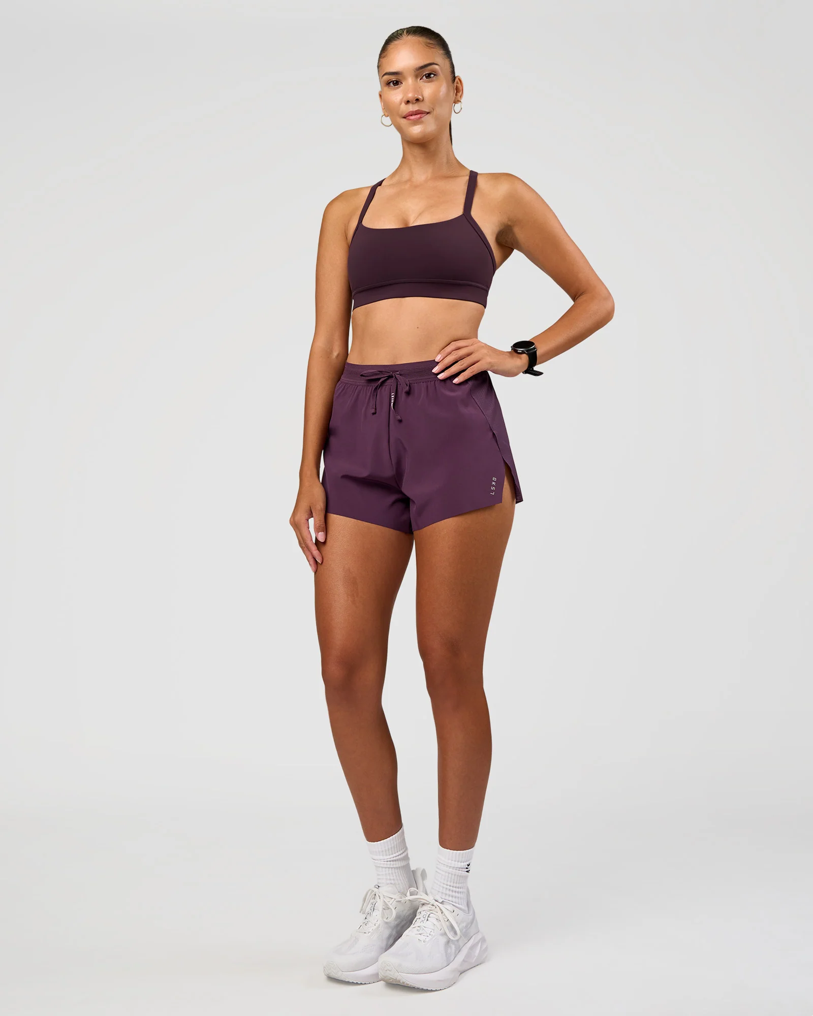 Accelerate 3" High-Rise Running Short - Midnight Plum