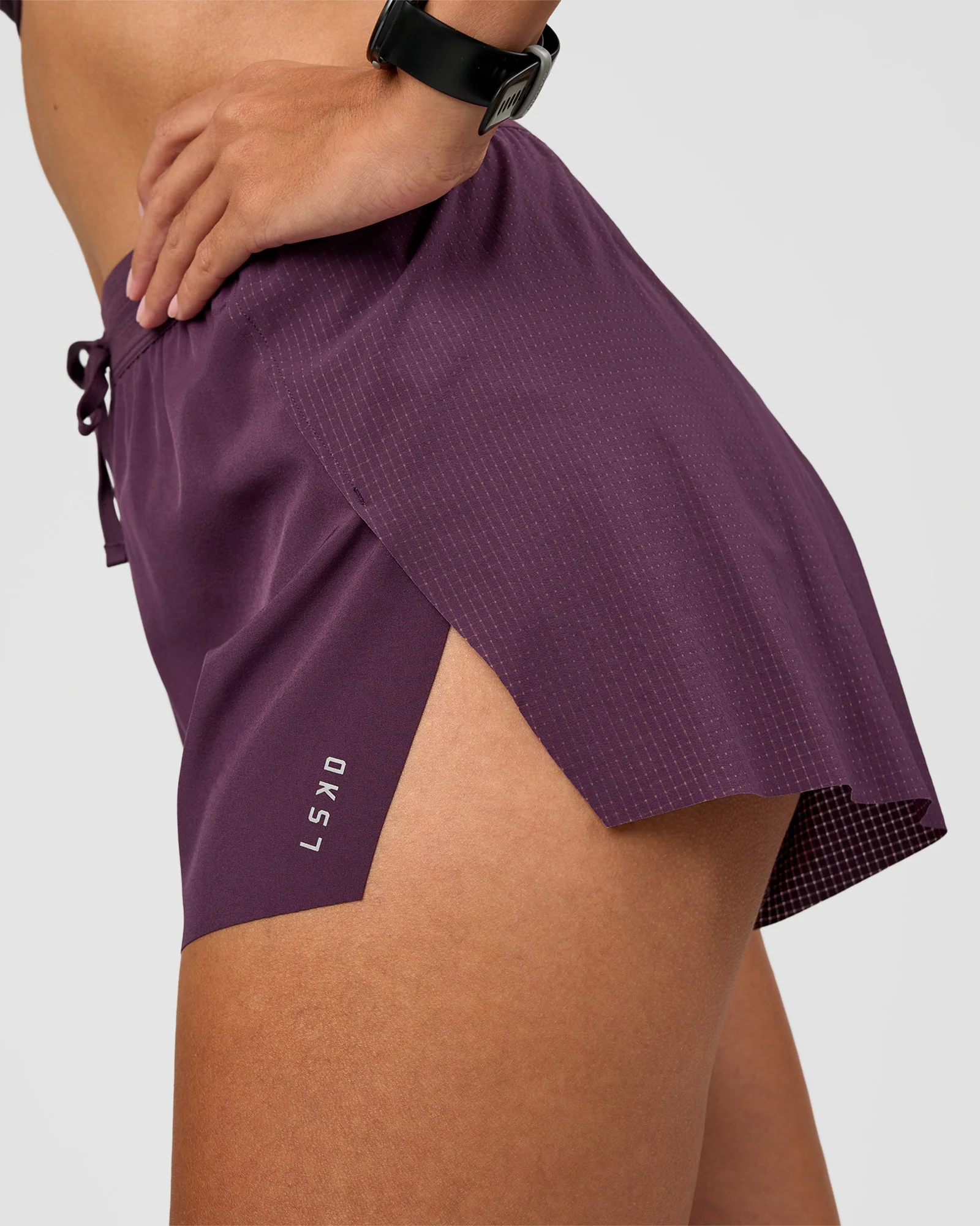 Accelerate 3" High-Rise Running Short - Midnight Plum