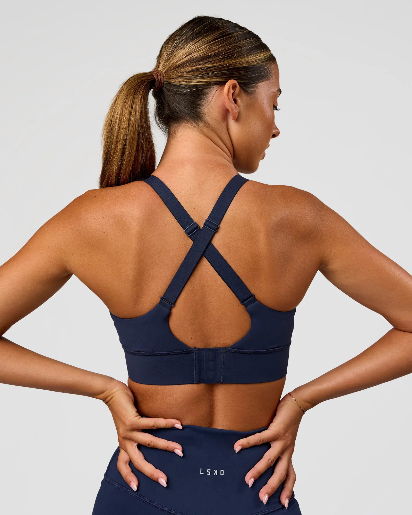 Accelerate Sports Bra - Future Navy