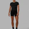 AeroFLX+ Seamless Tee - Black Marl