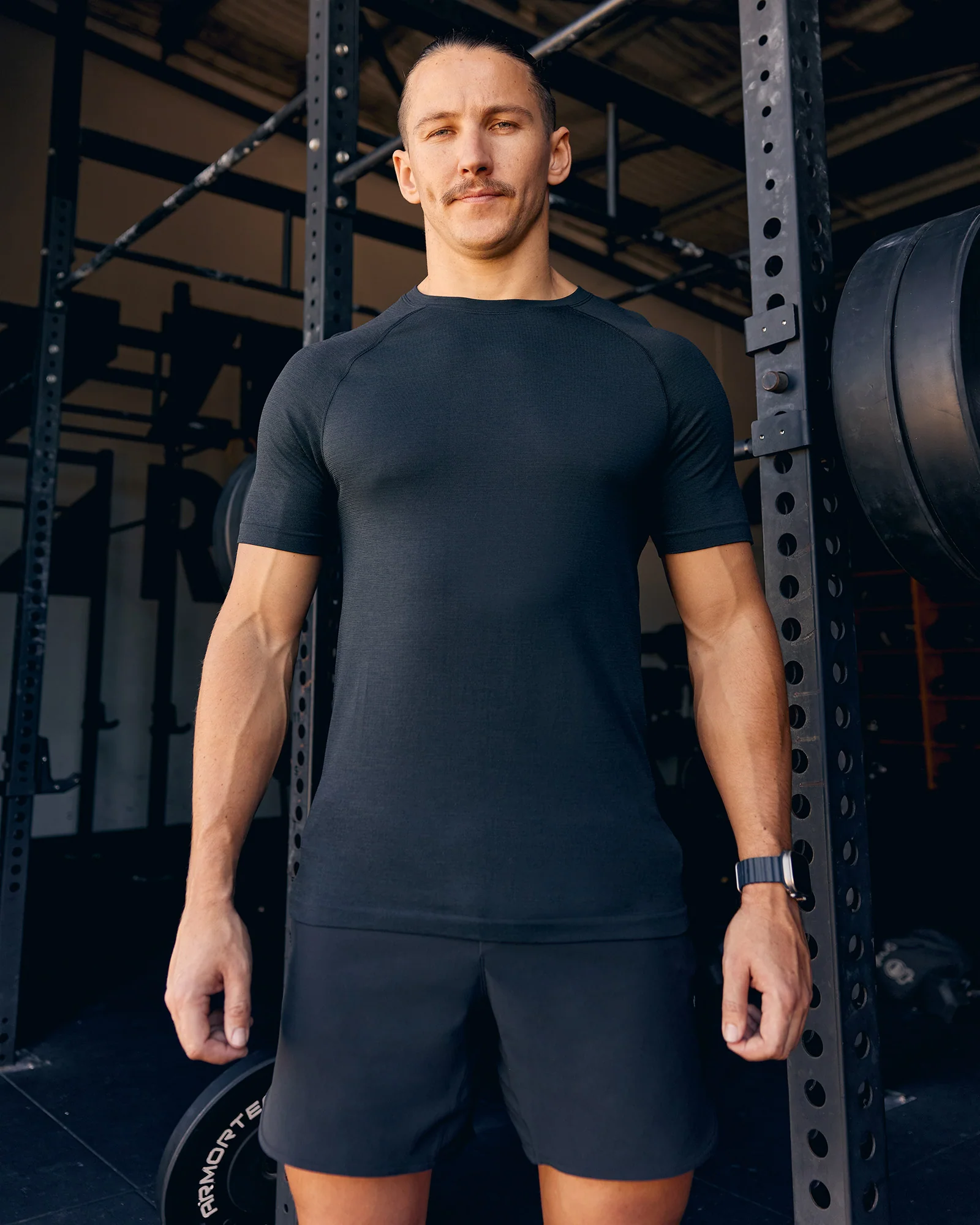 AeroFLX+ Seamless Tee - Black Marl