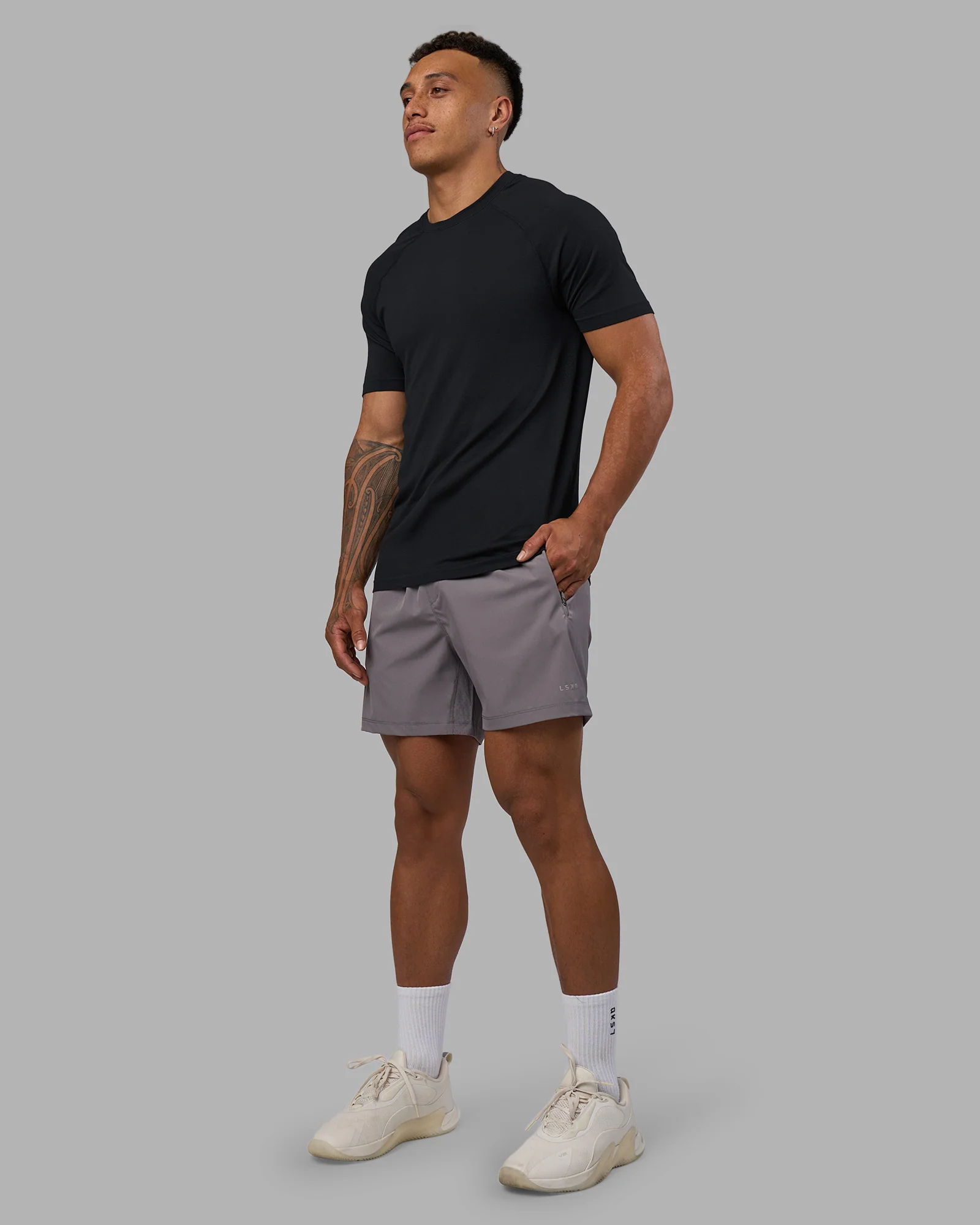 AeroFLX+ Seamless Tee - Black Marl
