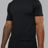AeroFLX+ Seamless Tee - Black Marl