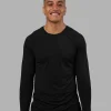AeroFLX+ Seamless Long Sleeve Tee - Black Marl
