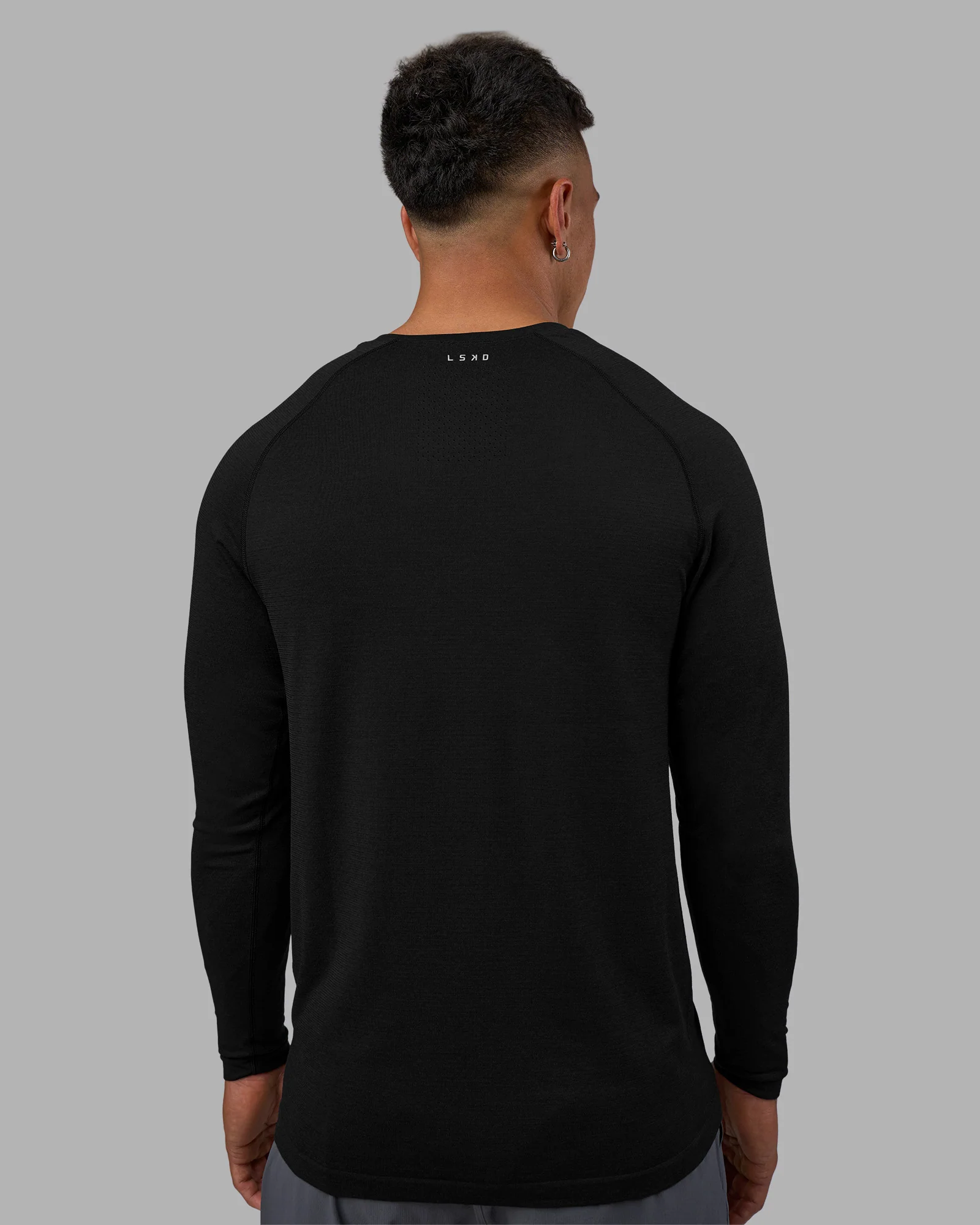 AeroFLX+ Seamless Long Sleeve Tee - Black Marl