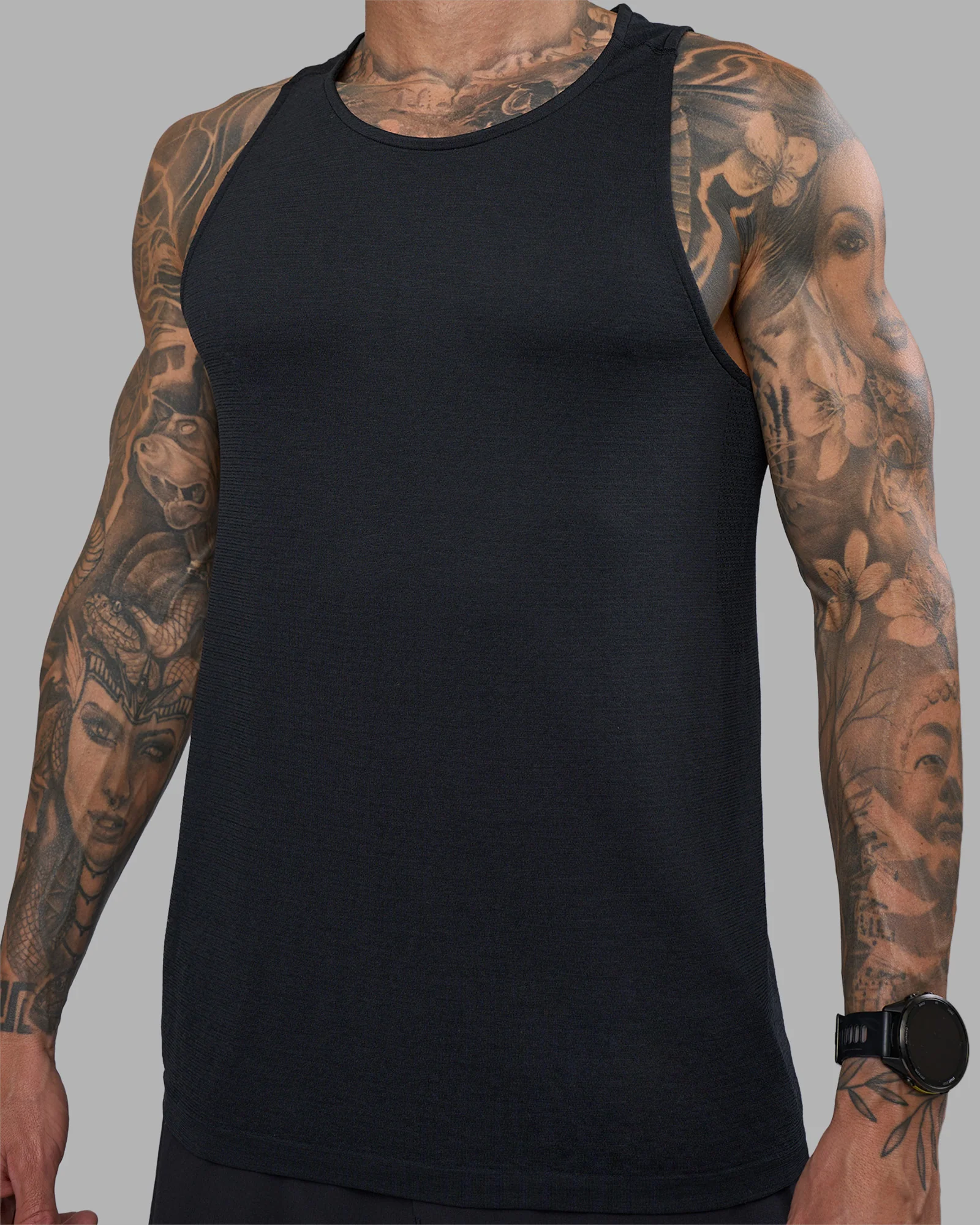3972-aeroflx-seamless-tank-black-marl-1.webp AeroFLX+ Seamless Tank - Black Marl