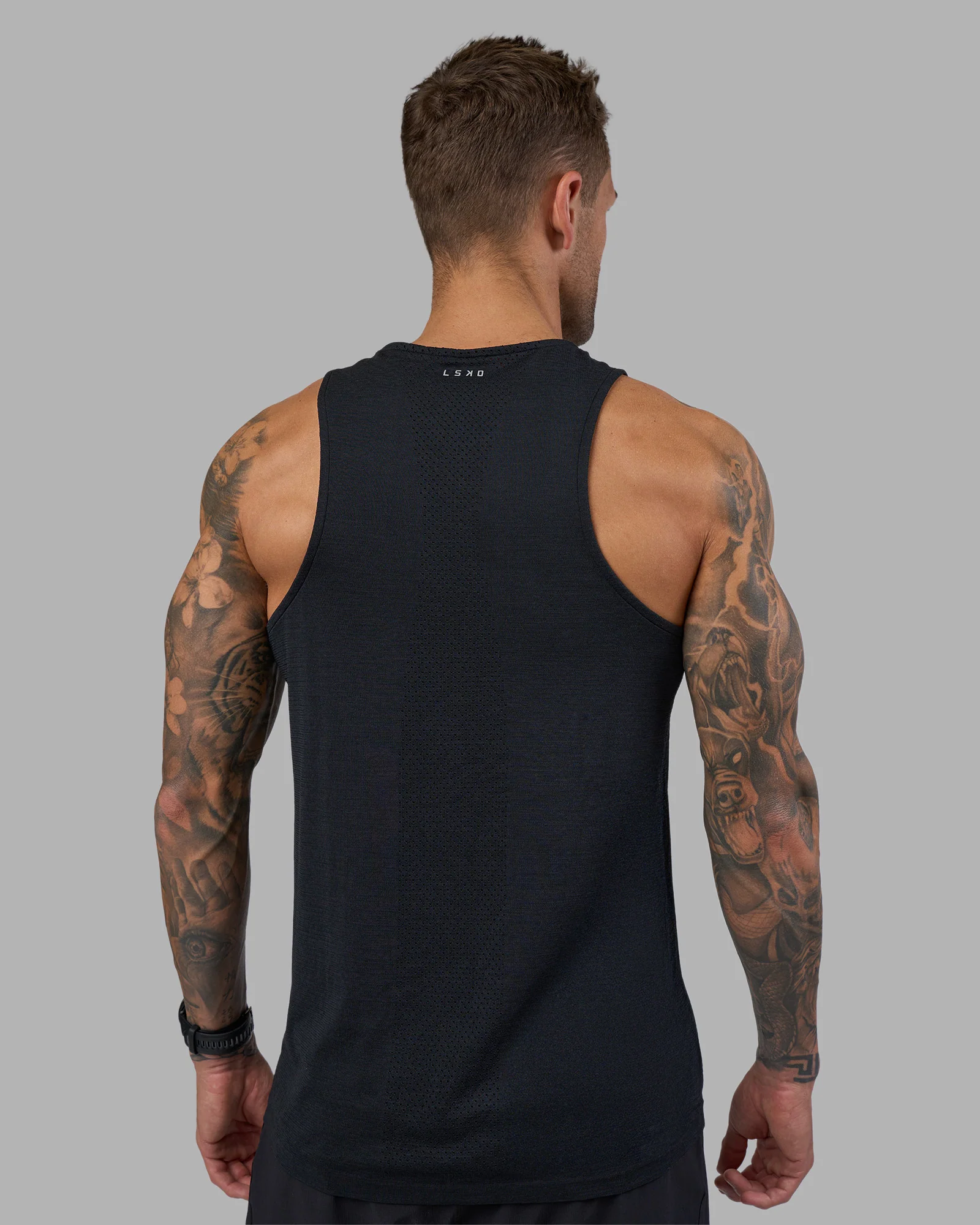 AeroFLX+ Seamless Tank - Black Marl