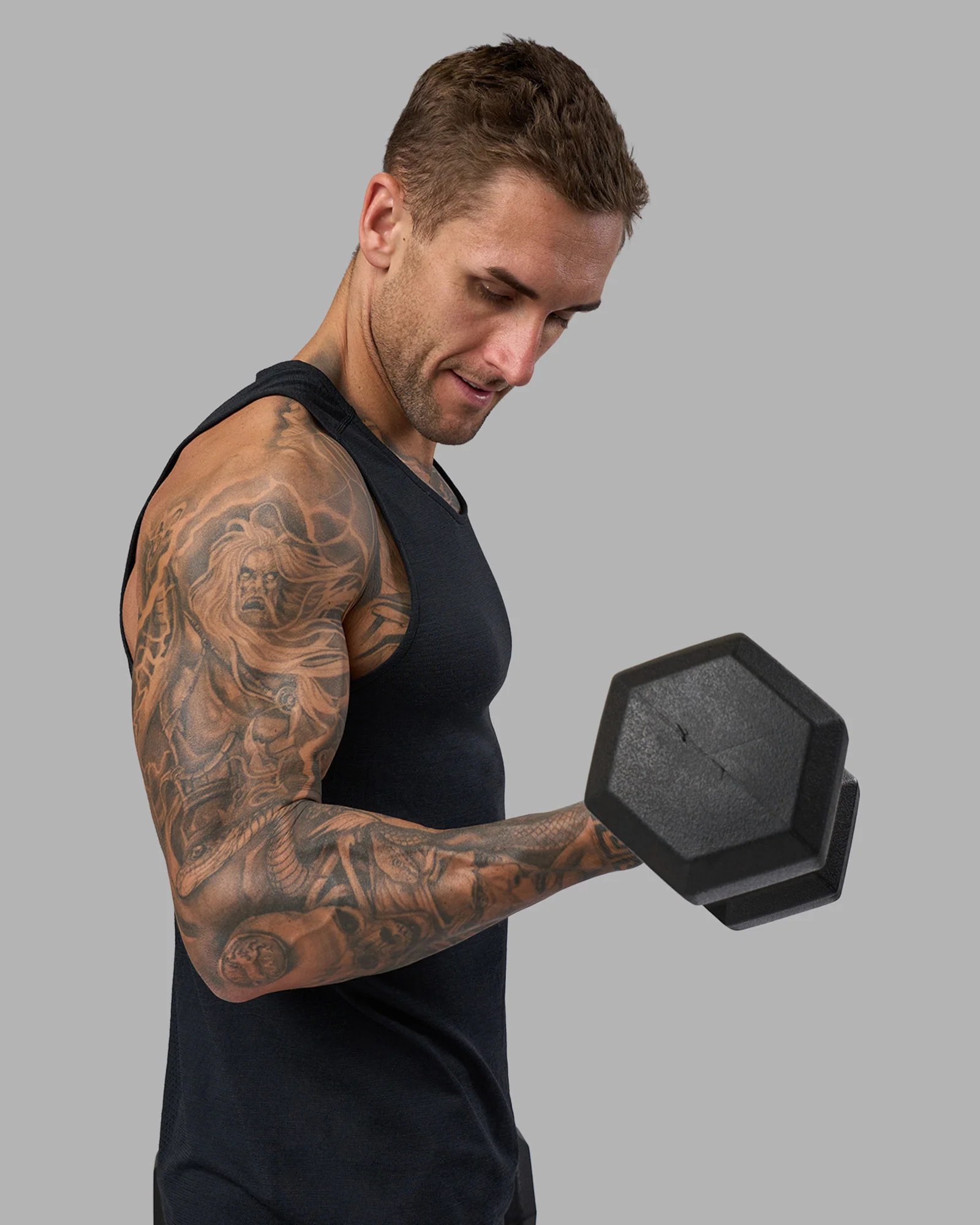 AeroFLX+ Seamless Tank - Black Marl