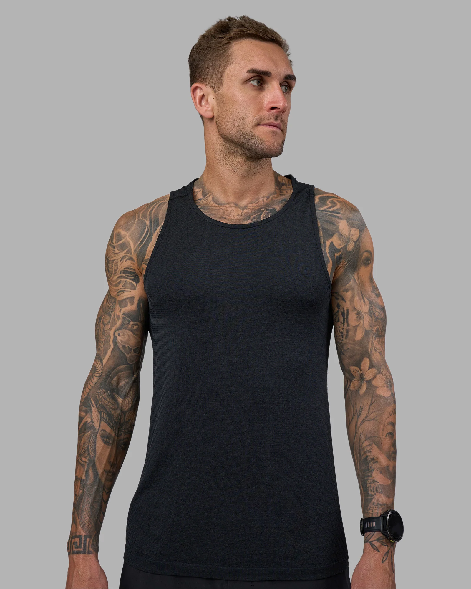 AeroFLX+ Seamless Tank - Black Marl