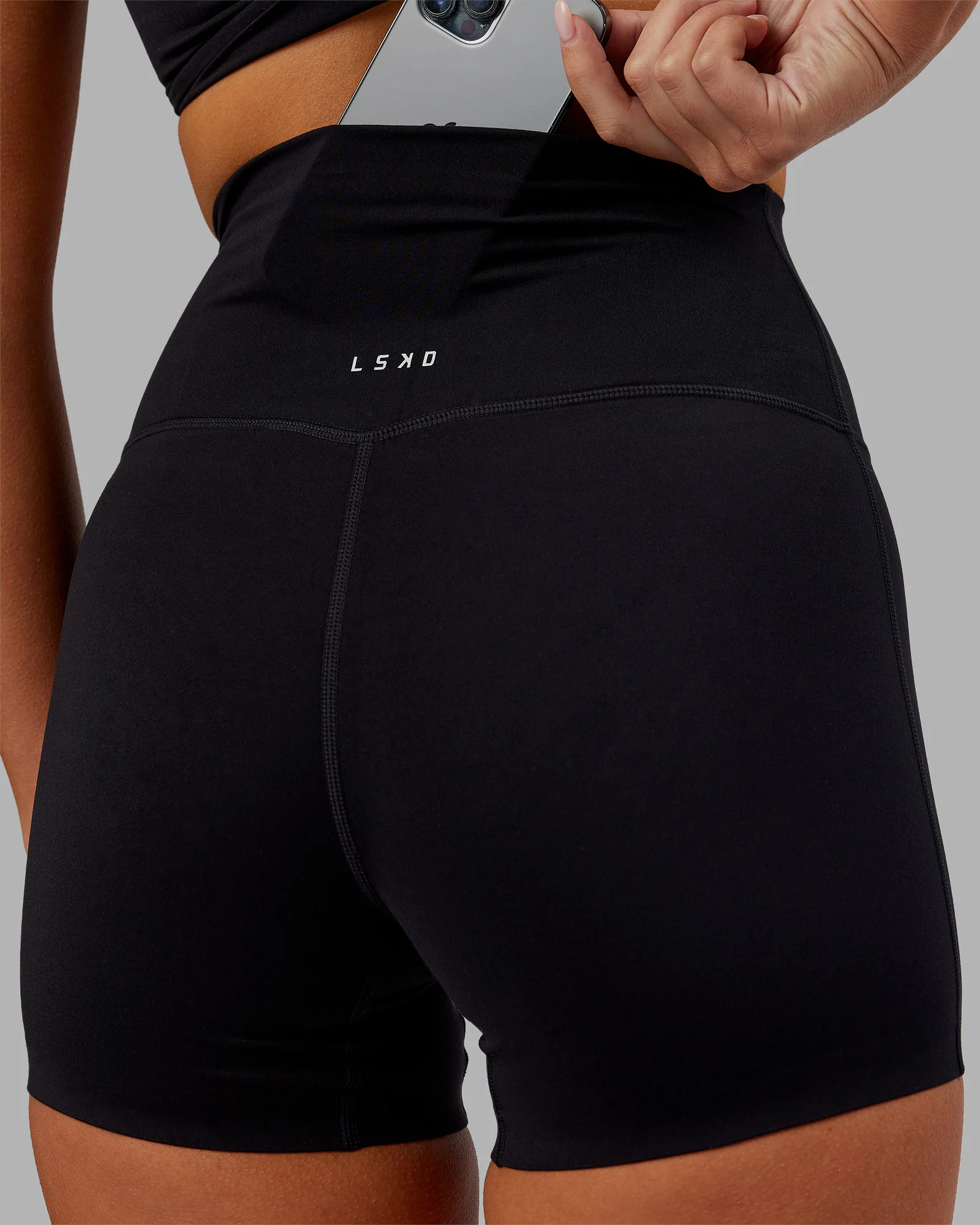 4034-elixir-ultra-high-rise-4-short-black-6.webp Elixir Ultra High-Rise 4" Short - Black
