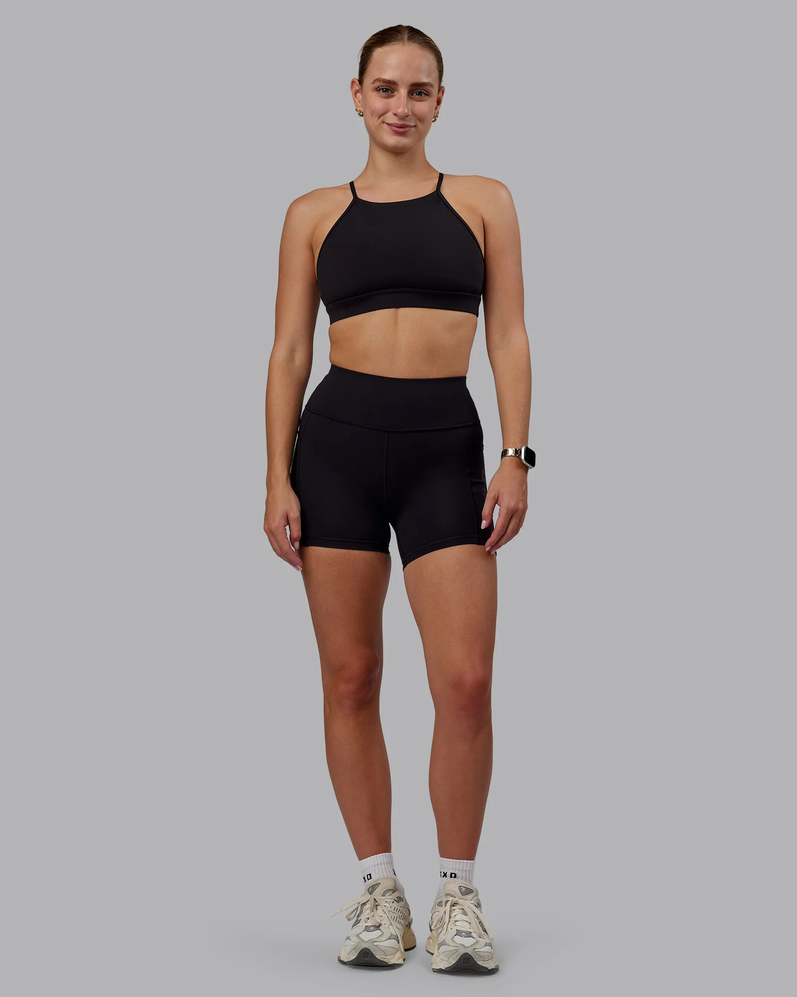 Rep Ultra High-Rise 4" Short Pockets - Black-Black