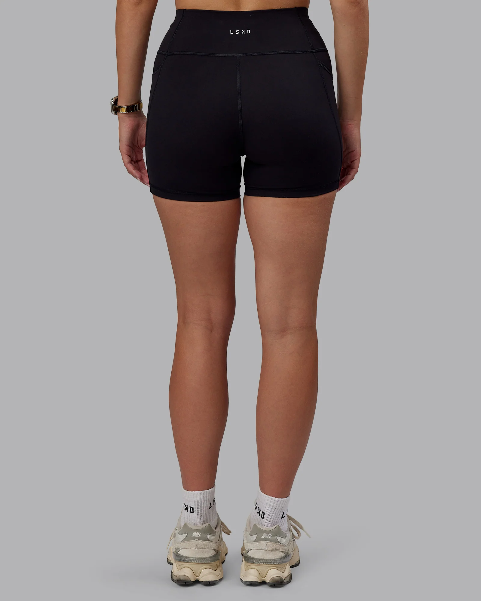 Rep Ultra High-Rise 4" Short Pockets - Black-Black