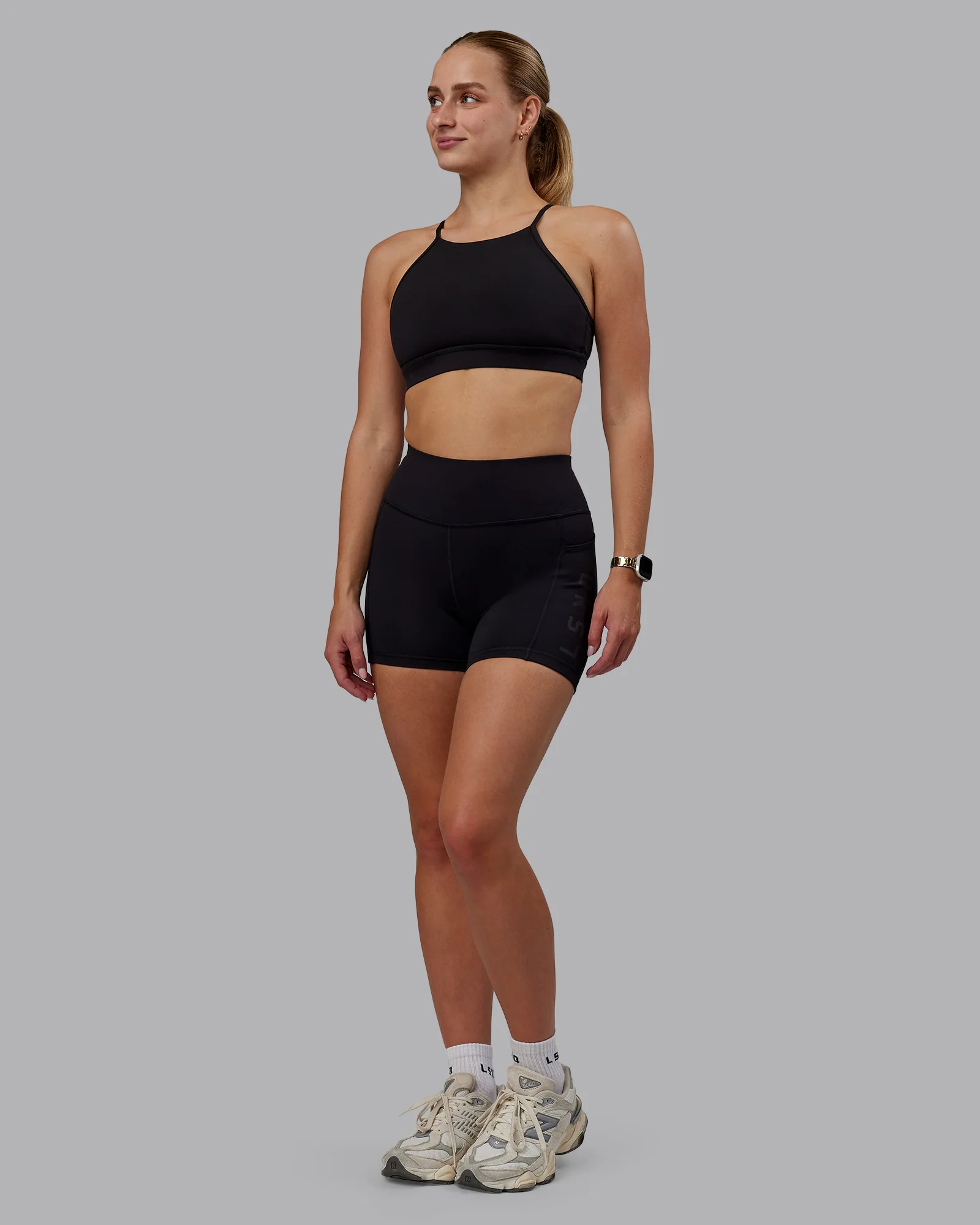 Rep Ultra High-Rise 4" Short Pockets - Black-Black