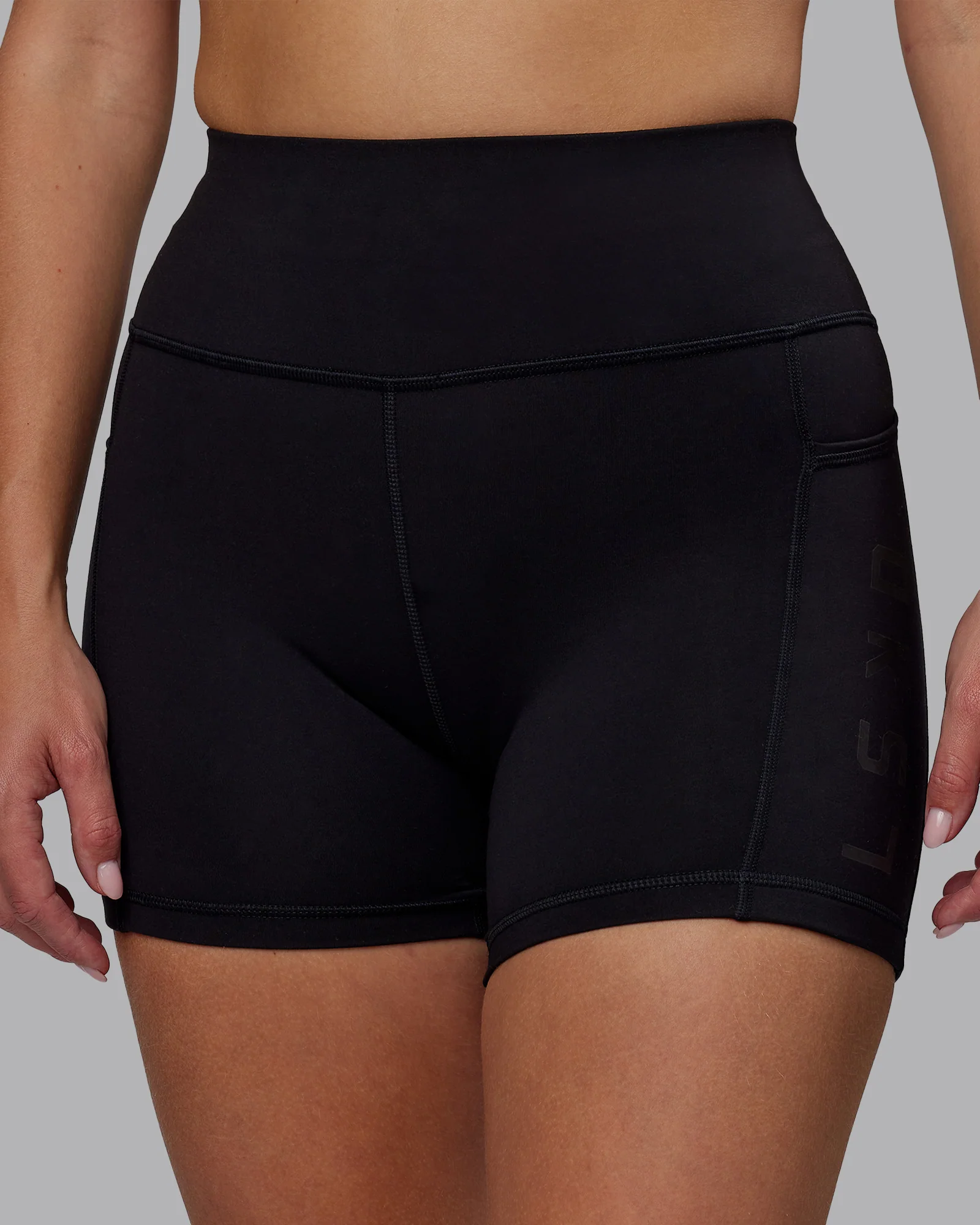 Rep Ultra High-Rise 4" Short Pockets - Black-Black