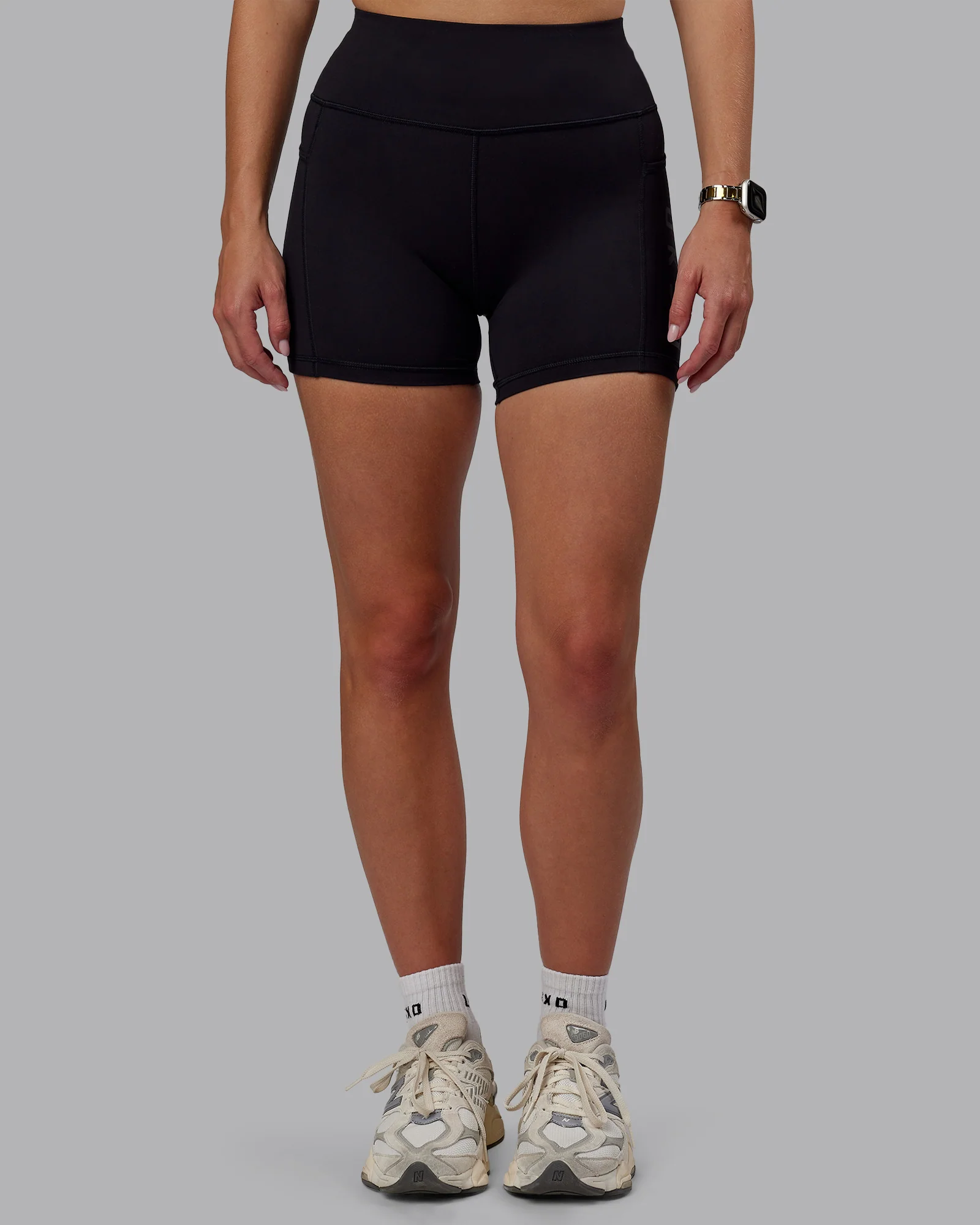 Rep Ultra High-Rise 4" Short Pockets - Black-Black