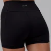Rep Ultra High-Rise 4" Short Pockets - Black-Black