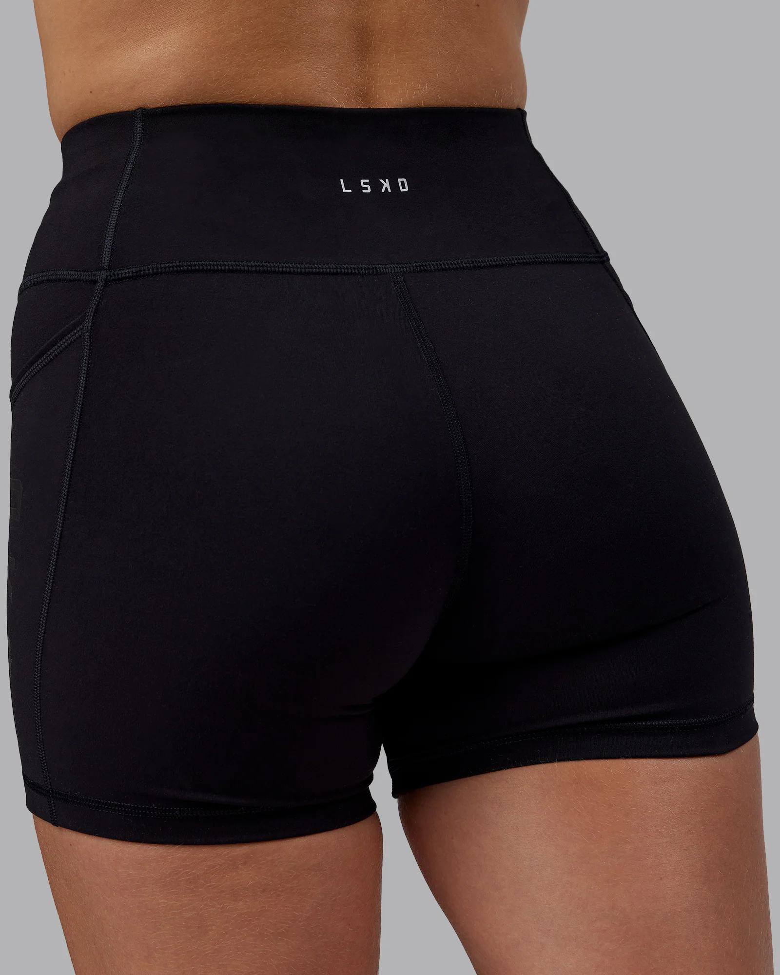 Rep Ultra High-Rise 4" Short Pockets - Black-Black