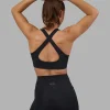 Fusion V-Contour Ultra High-Rise Full Length Legging Pockets - Black