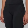 Fusion V-Contour Ultra High-Rise Full Length Legging Pockets - Black