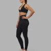 Fusion V-Contour Ultra High-Rise Full Length Legging Pockets - Black