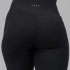 Fusion V-Contour Ultra High-Rise Full Length Legging Pockets - Black