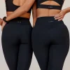 Fusion V-Contour Ultra High-Rise Full Length Legging Pockets - Black