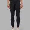 Fusion V-Contour Ultra High-Rise Full Length Legging Pockets - Black