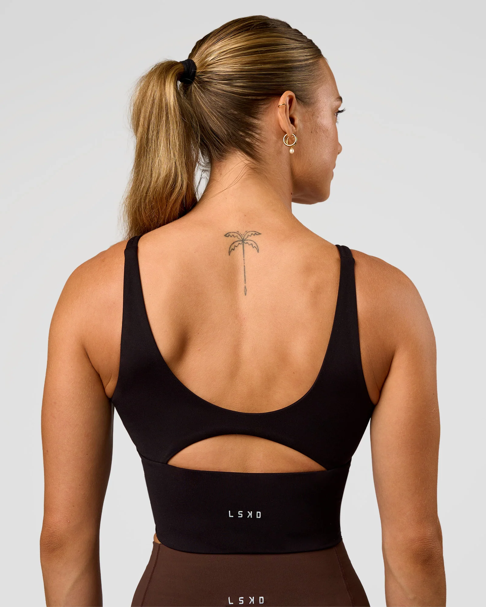 Vitality Long Line Sports Bra - Black