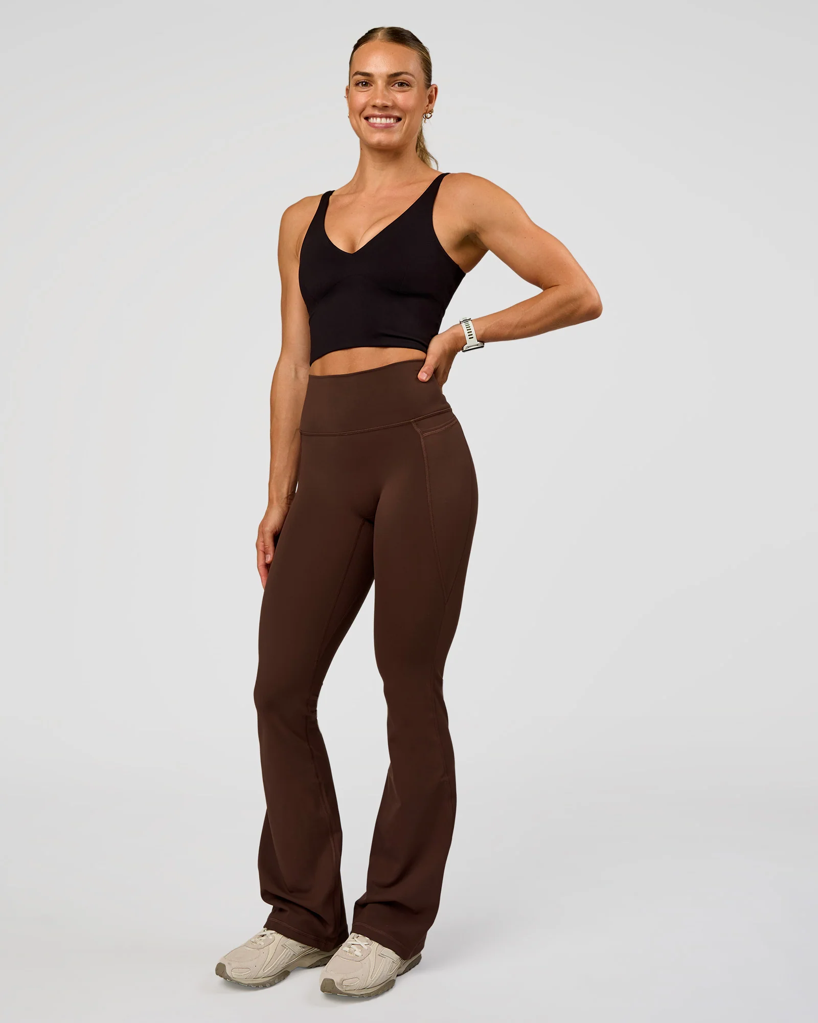 Vitality Long Line Sports Bra - Black