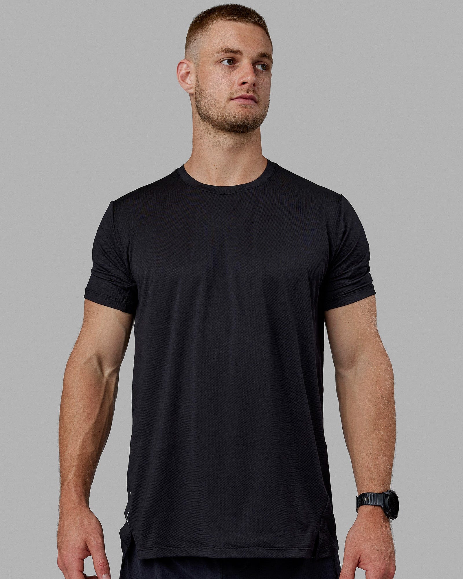 4131-pace-running-tee-black-1.jpg Pace Running Tee - Black