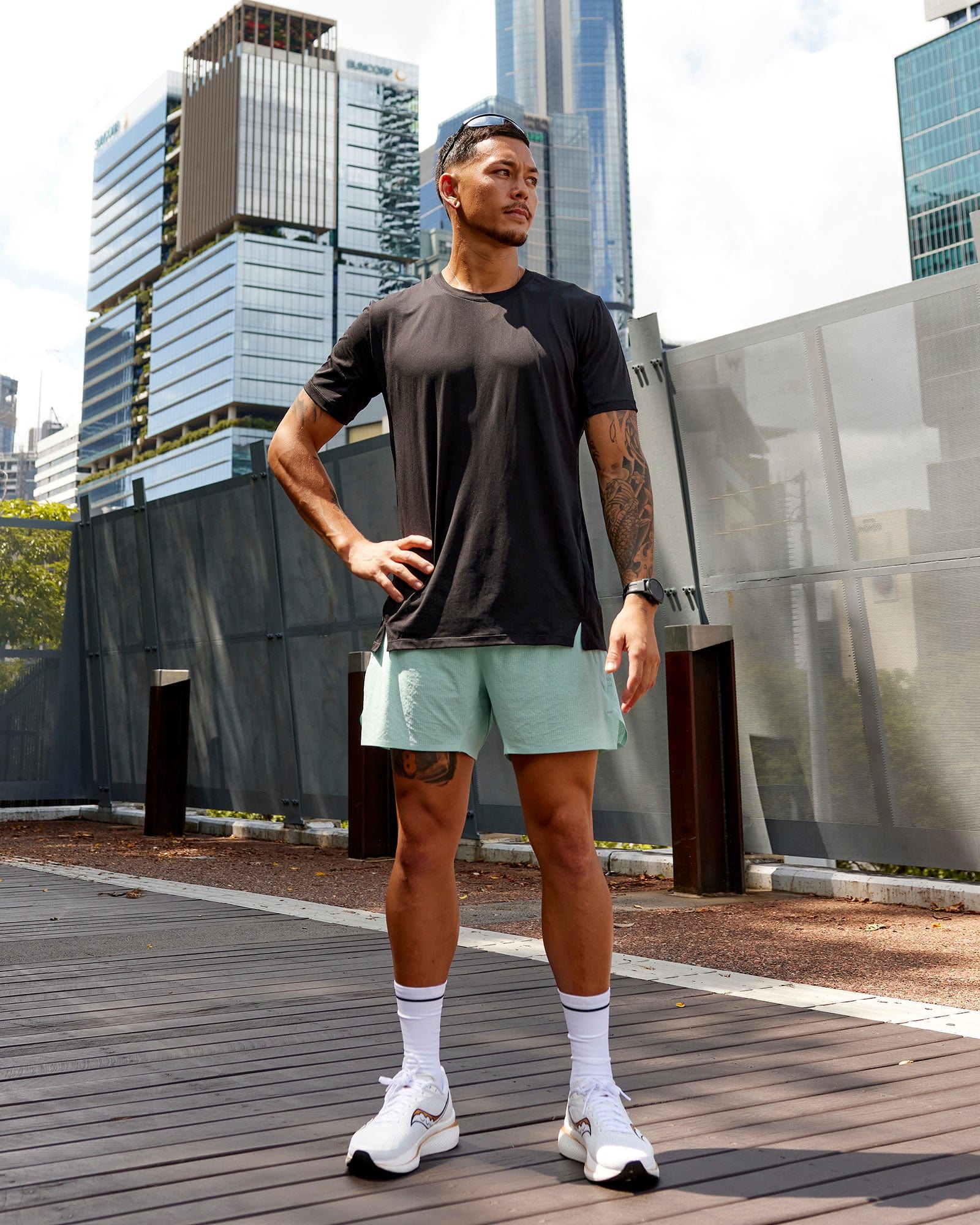 4131-pace-running-tee-black-2.jpg Pace Running Tee - Black