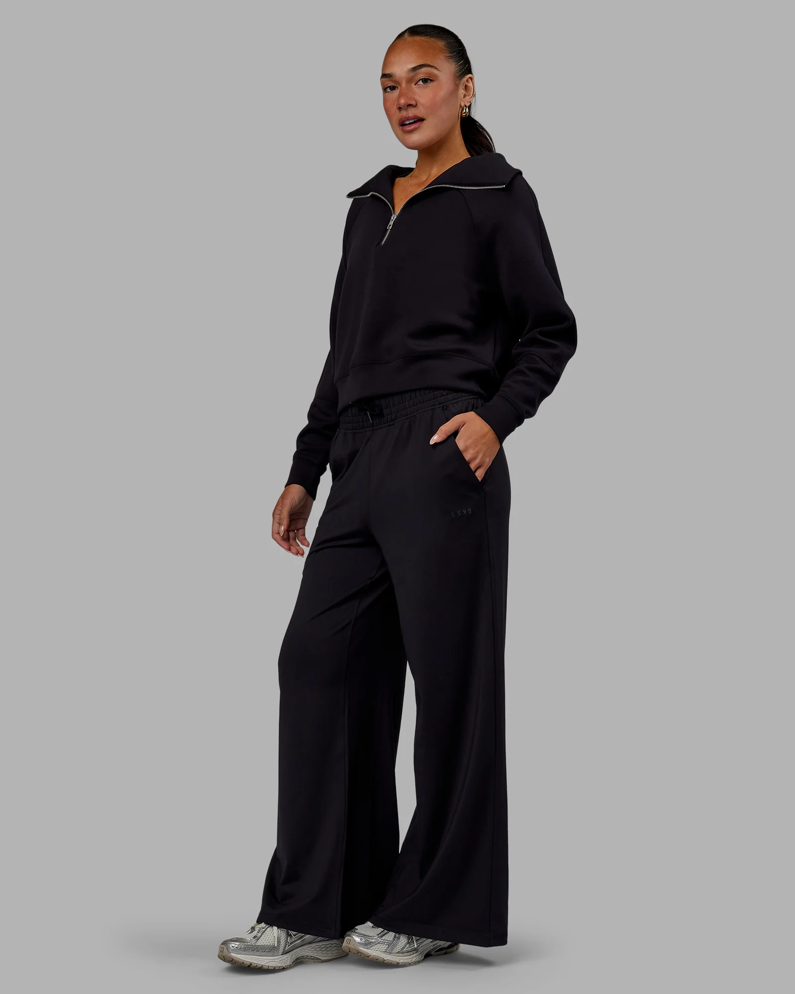 4148-elevate-softtouch-1-2-zip-sweater-black-black-2.webp Elevate SoftTouch 1/2 Zip Sweater - Black-Black