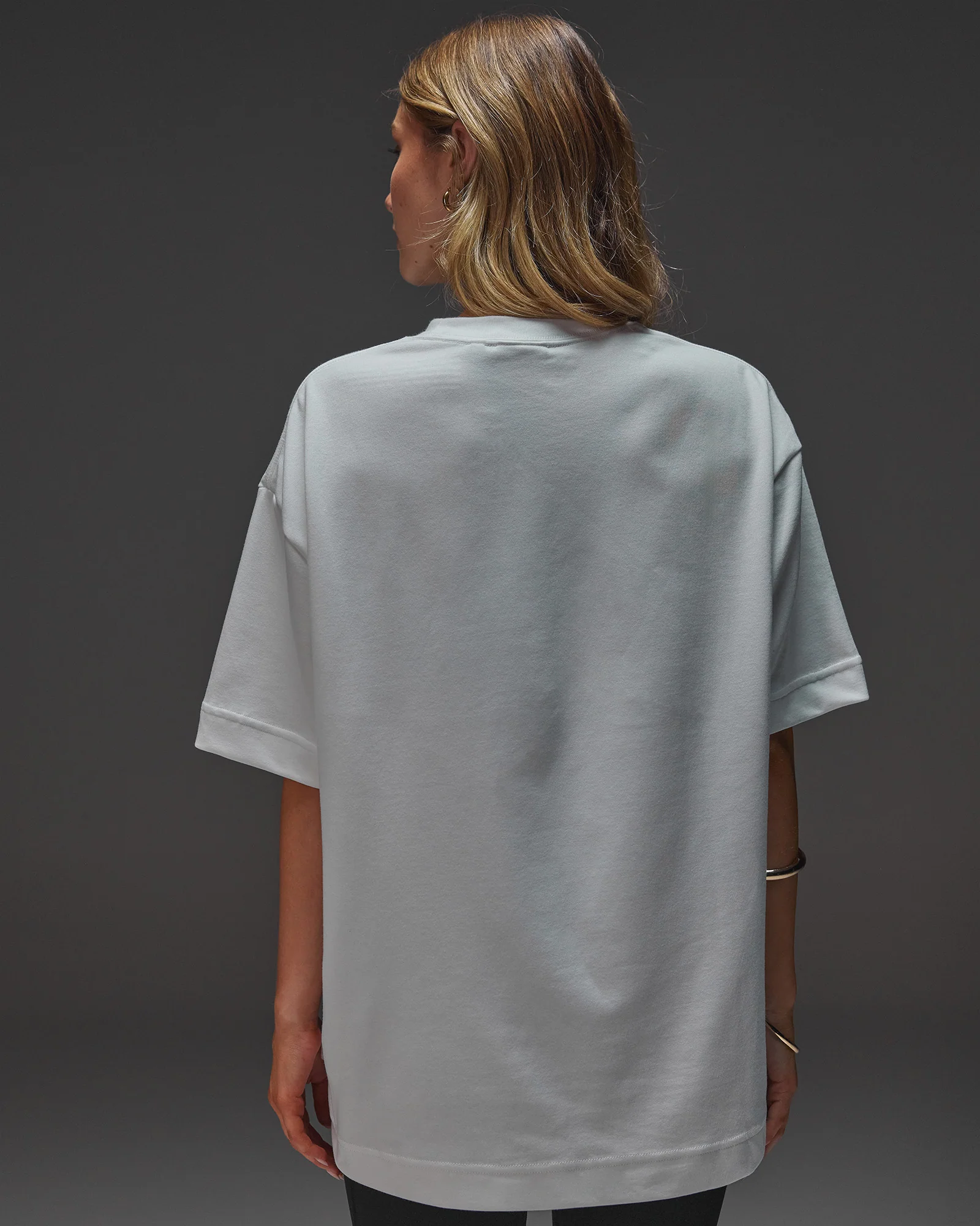 AfterDark ZeroCrease Oversized Tee - White