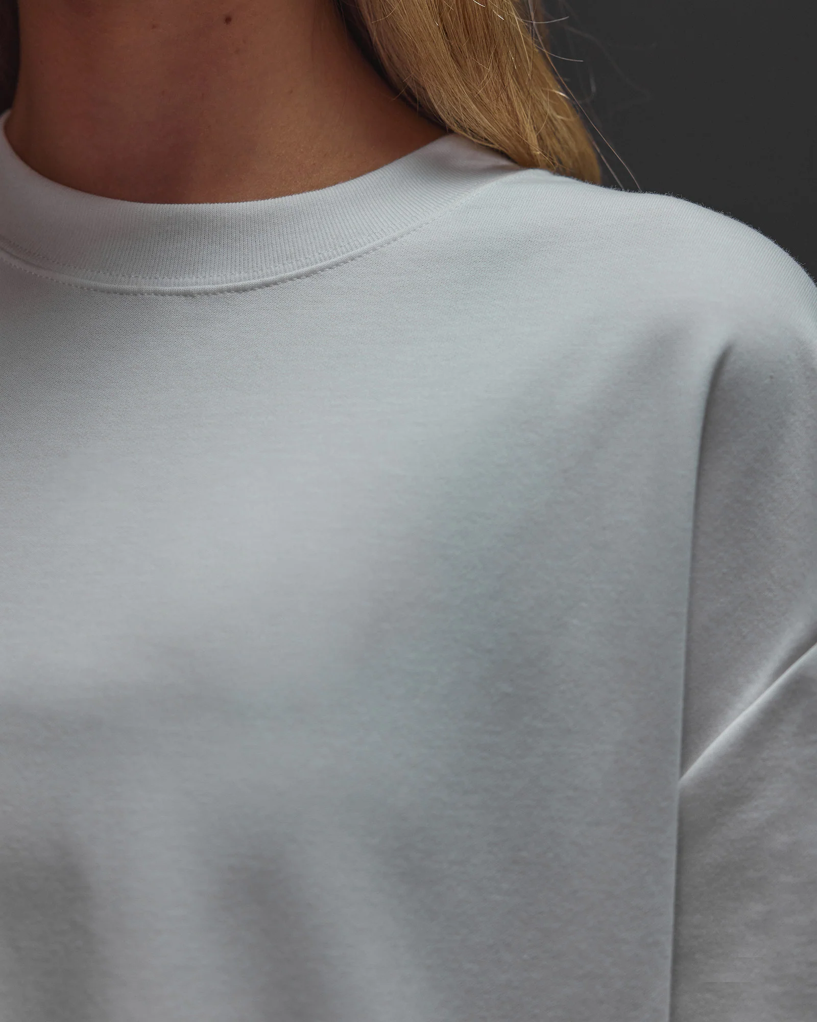 AfterDark ZeroCrease Oversized Tee - White