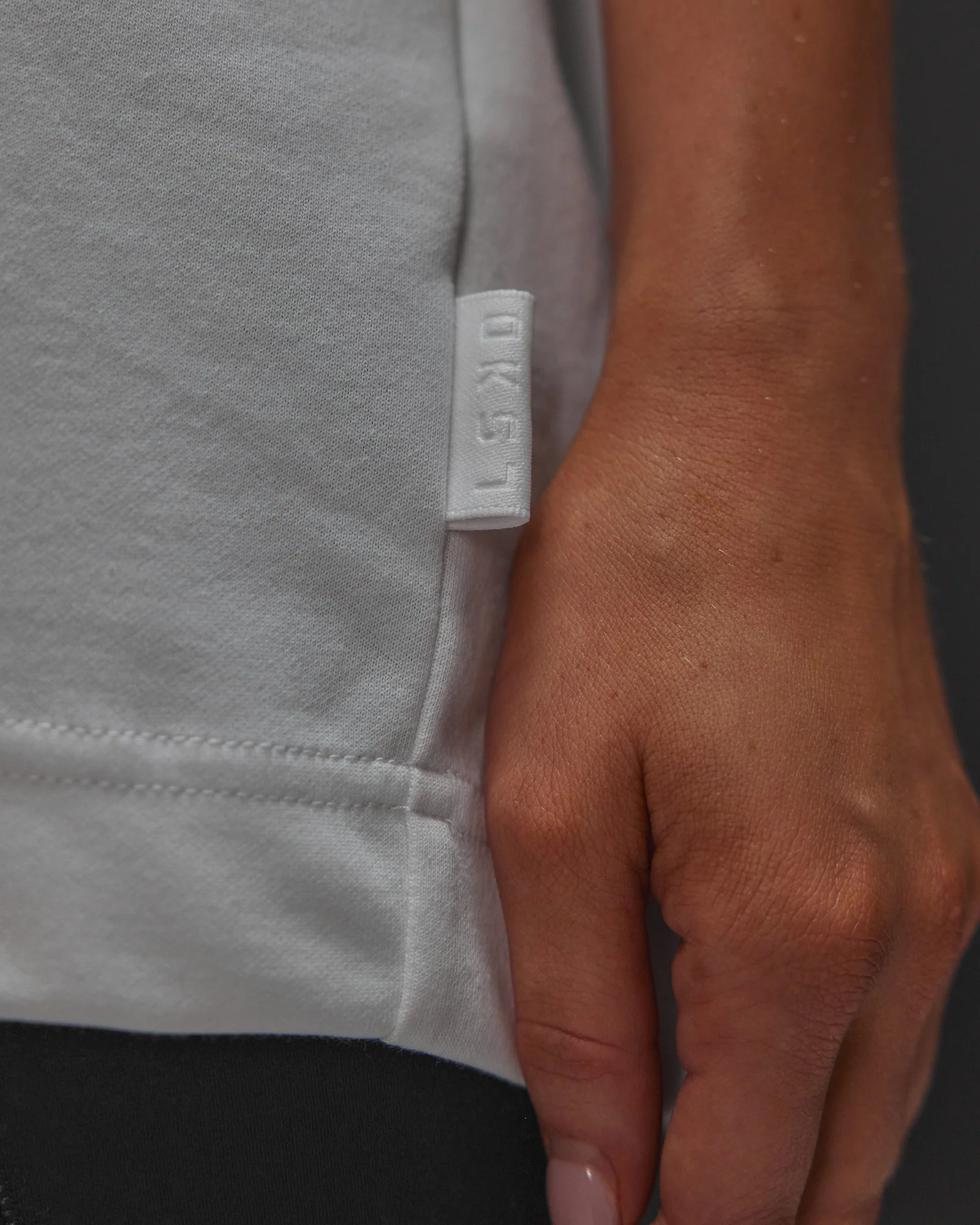 AfterDark ZeroCrease Oversized Tee - White